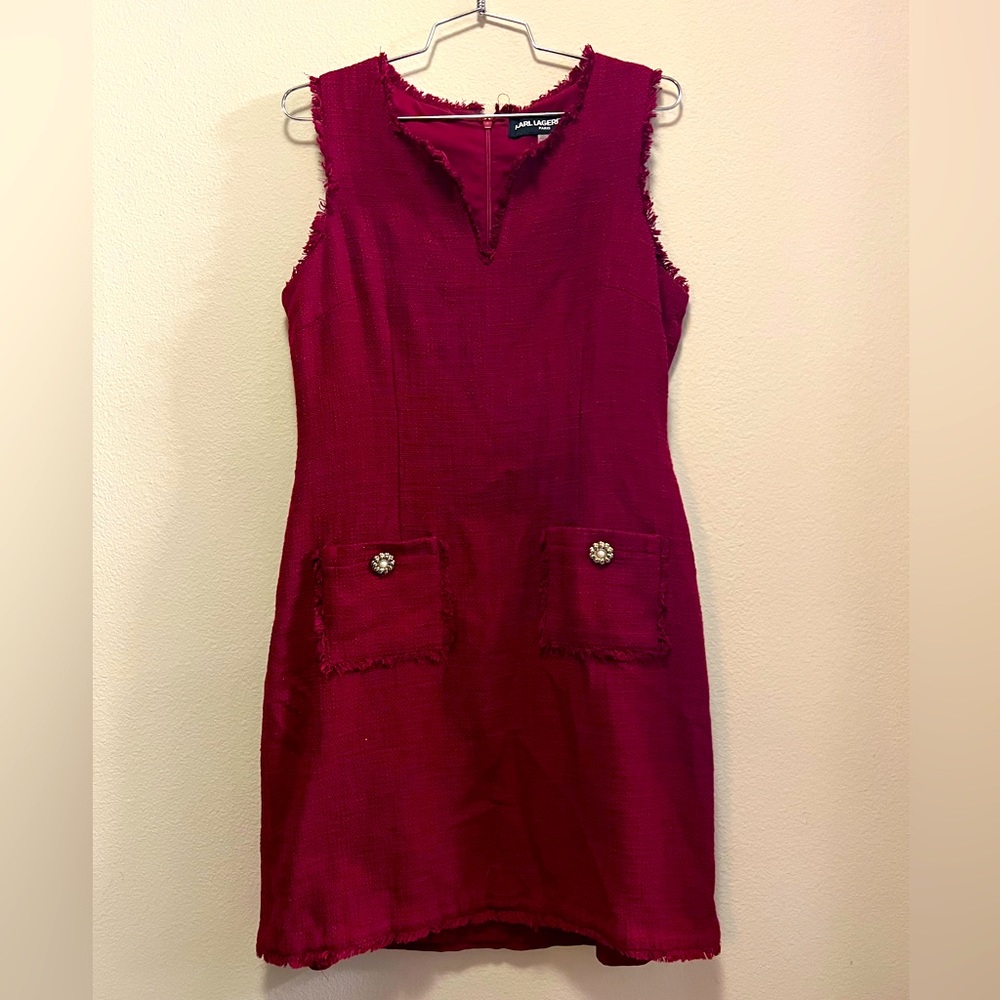 Karl Lagerfeld sleeveless shift dress
